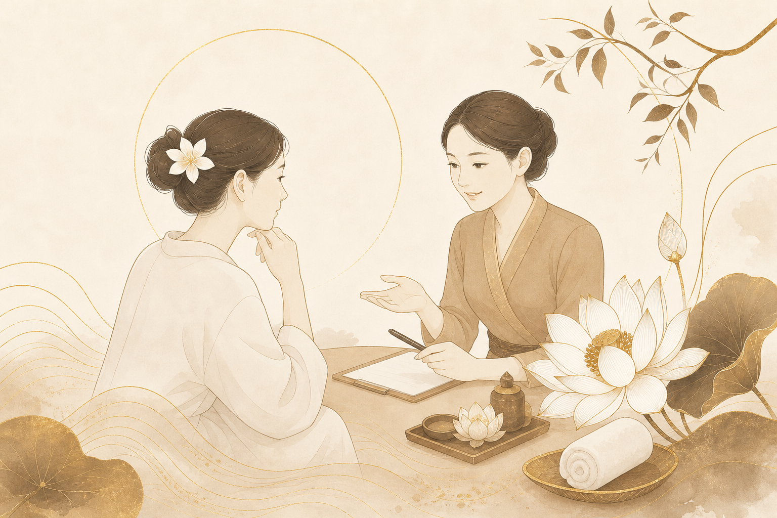 よくある質問を象徴するイラスト